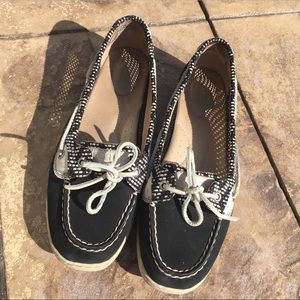 Black Sperry shoes